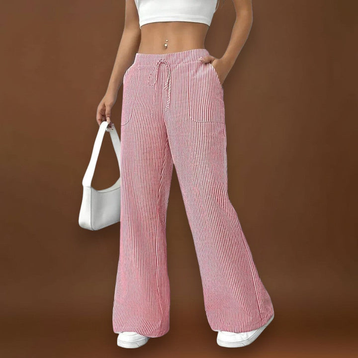 Emina - Elegáns részletekkel rendelkező kényelmes, bő nadrág