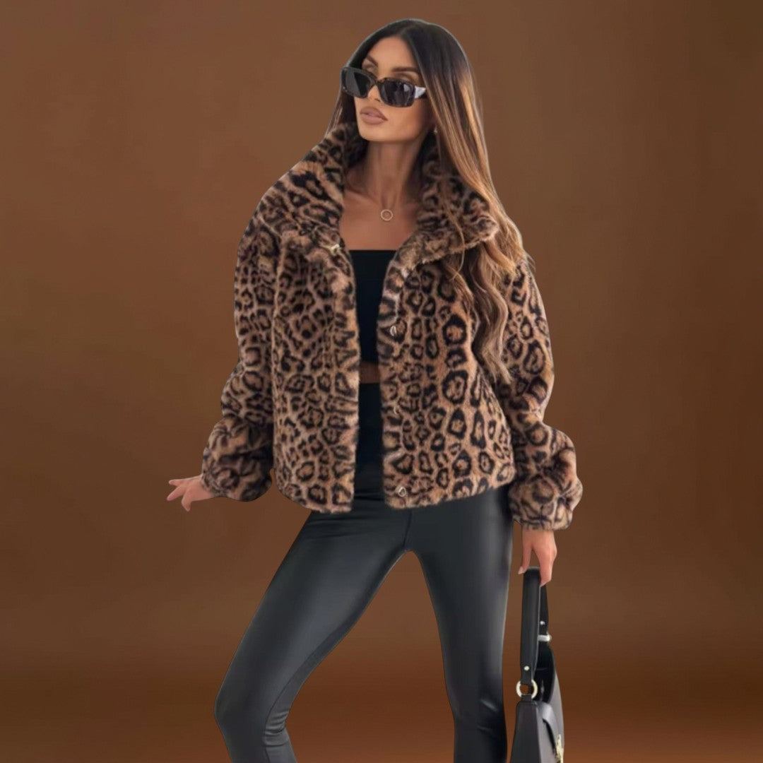 Malina - Leopárd Kabát