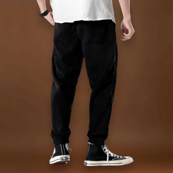 Filkor - Csíkos bársonynadrág Kék