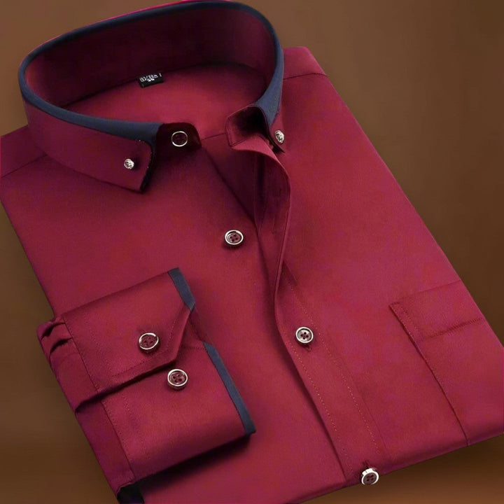 Adalbert | Klasszikus hosszú ujjú pamut ing