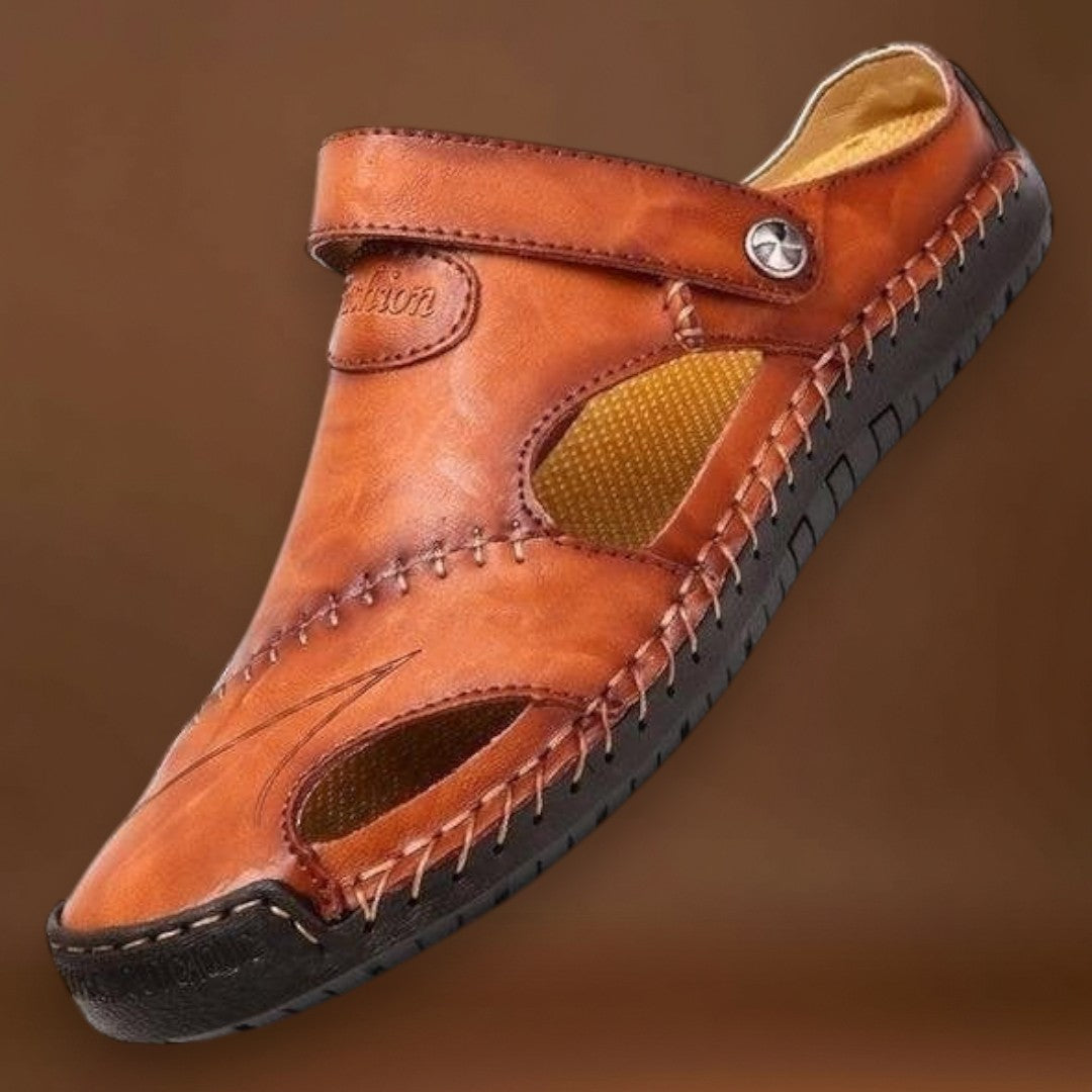 Dóka - Férfi bőr szandál