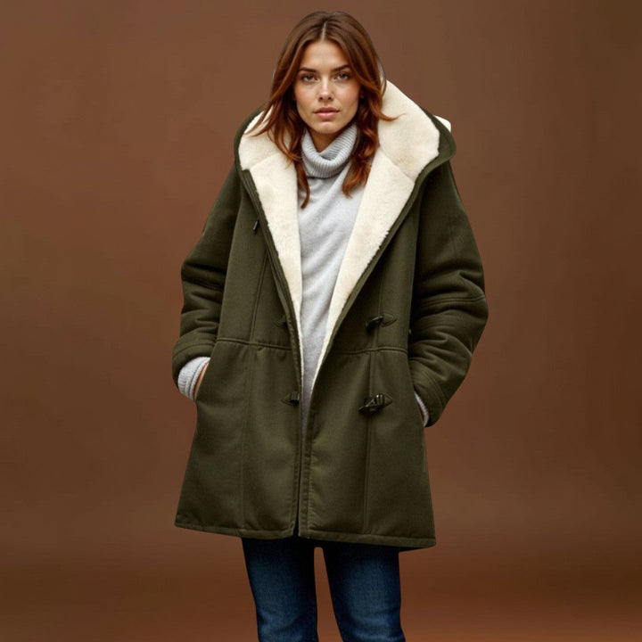 Lídia - Kényelmes Kabát Bőr Béleléssel