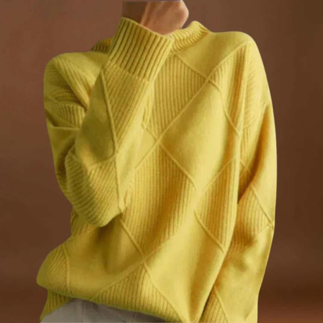 Baranka - Magas nyakú, kényelmes pulóver