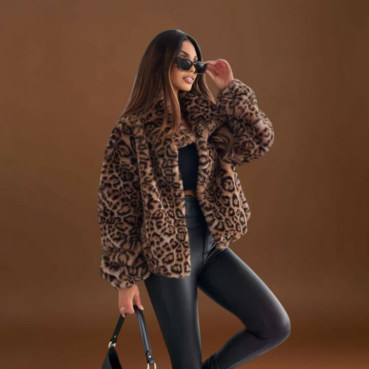 Malina - Leopárd Kabát