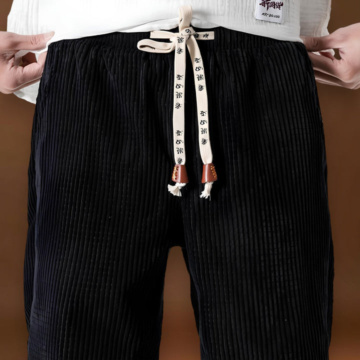 Filkor - Csíkos bársonynadrág Kék