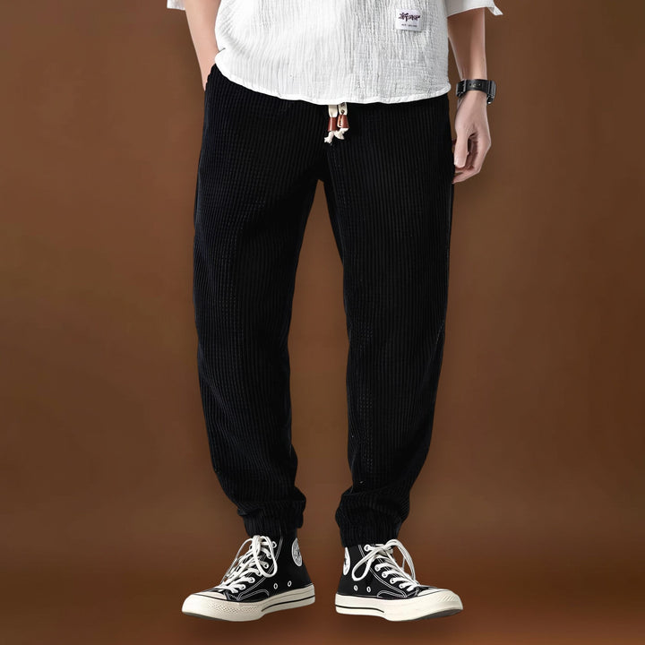 Filkor - Csíkos bársonynadrág Kék