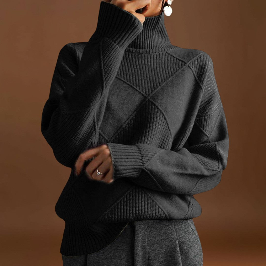 Ilza - Magas Galléros Pulóver