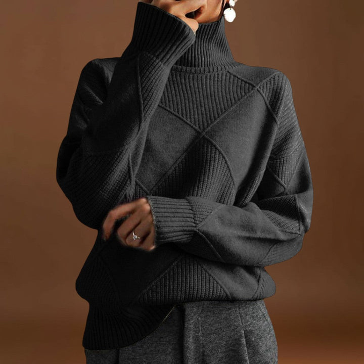 Ilza - Magas Galléros Pulóver