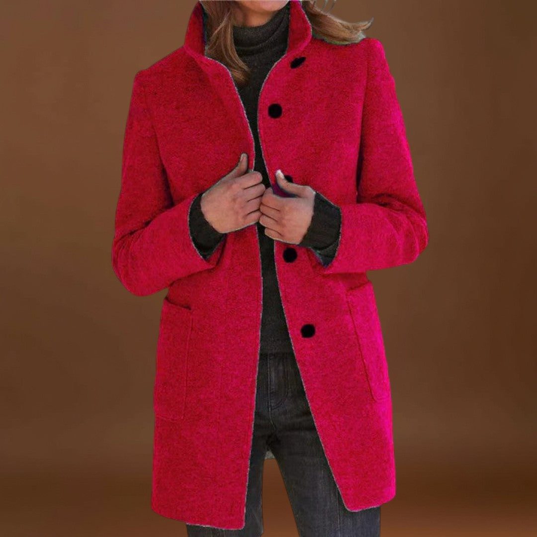 Kornélia  - Klasszikus gyapjúkeverék kabát