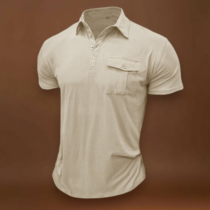 Lázár -Zsebes pamut póló