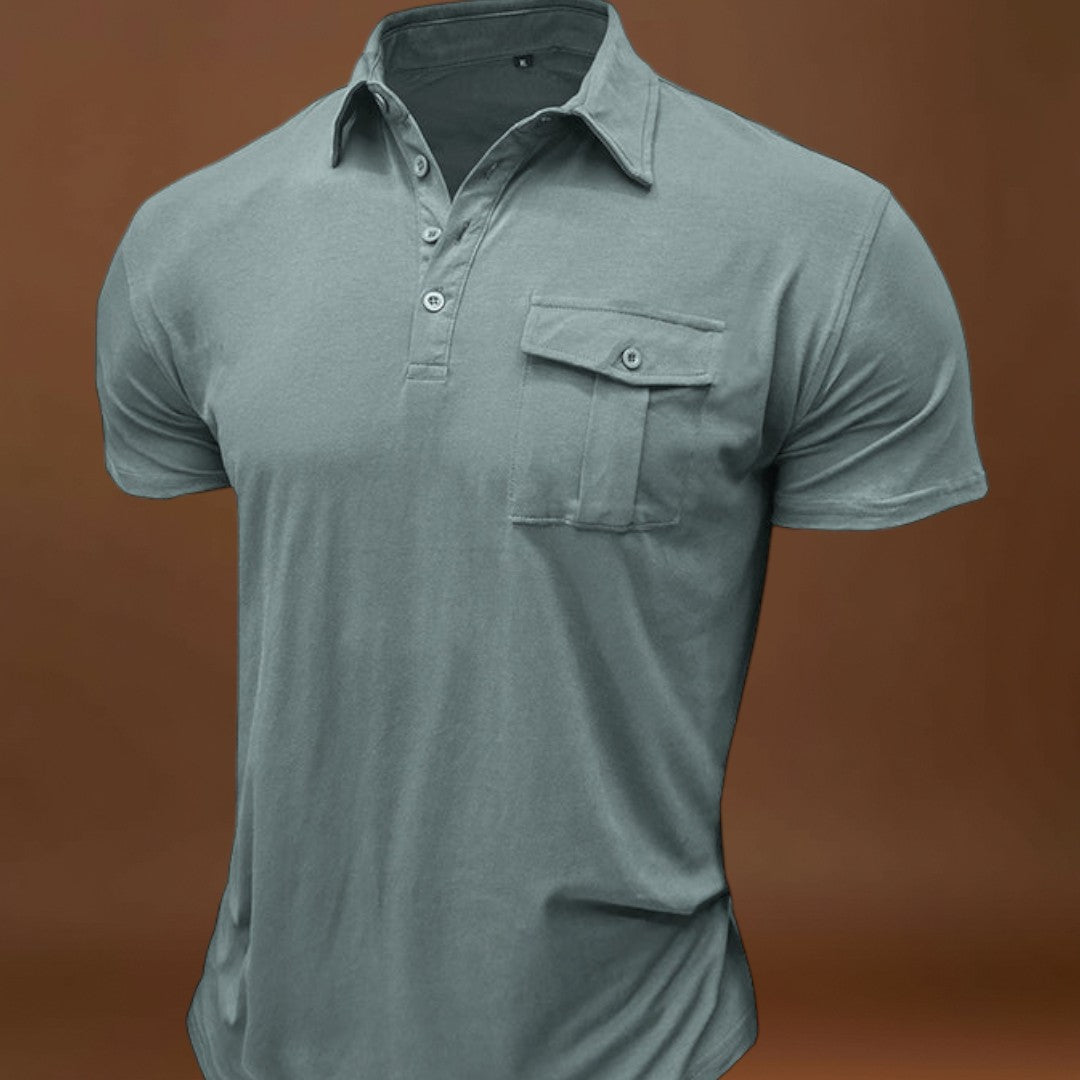 Lázár -Zsebes pamut póló