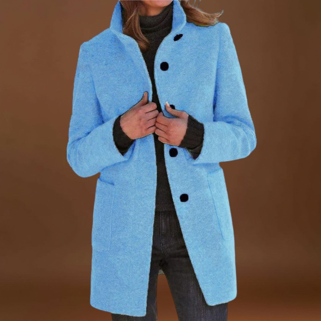 Kornélia  - Klasszikus gyapjúkeverék kabát