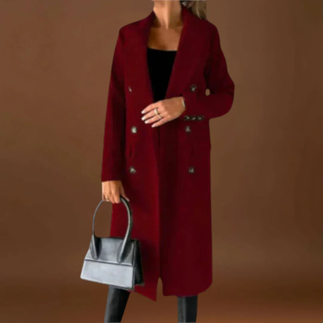 Larissa - Elegáns Gyapjú Kabát