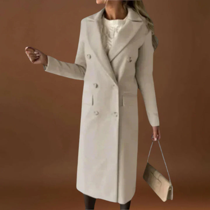 Larissa - Elegáns Gyapjú Kabát