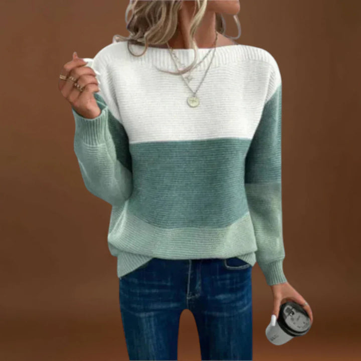 Amira - Trikolór Pulóver