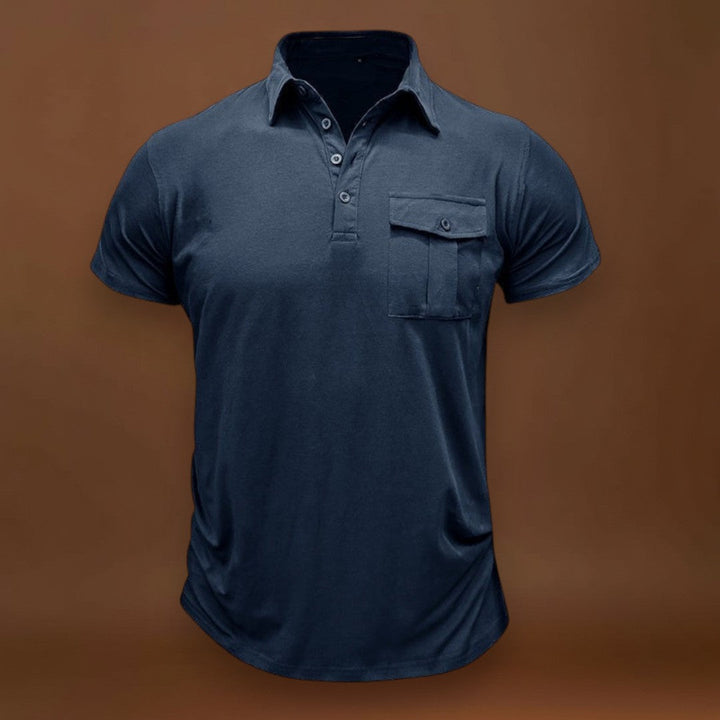 Lázár -Zsebes pamut póló