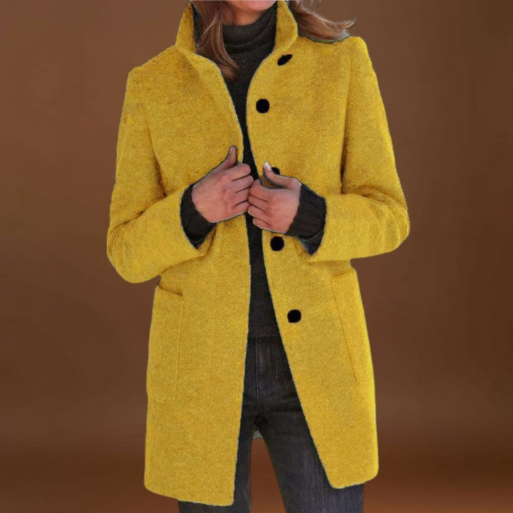 Kornélia  - Klasszikus gyapjúkeverék kabát