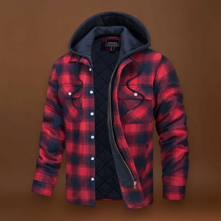 Kádár - Kockás Kabát Cipzárral