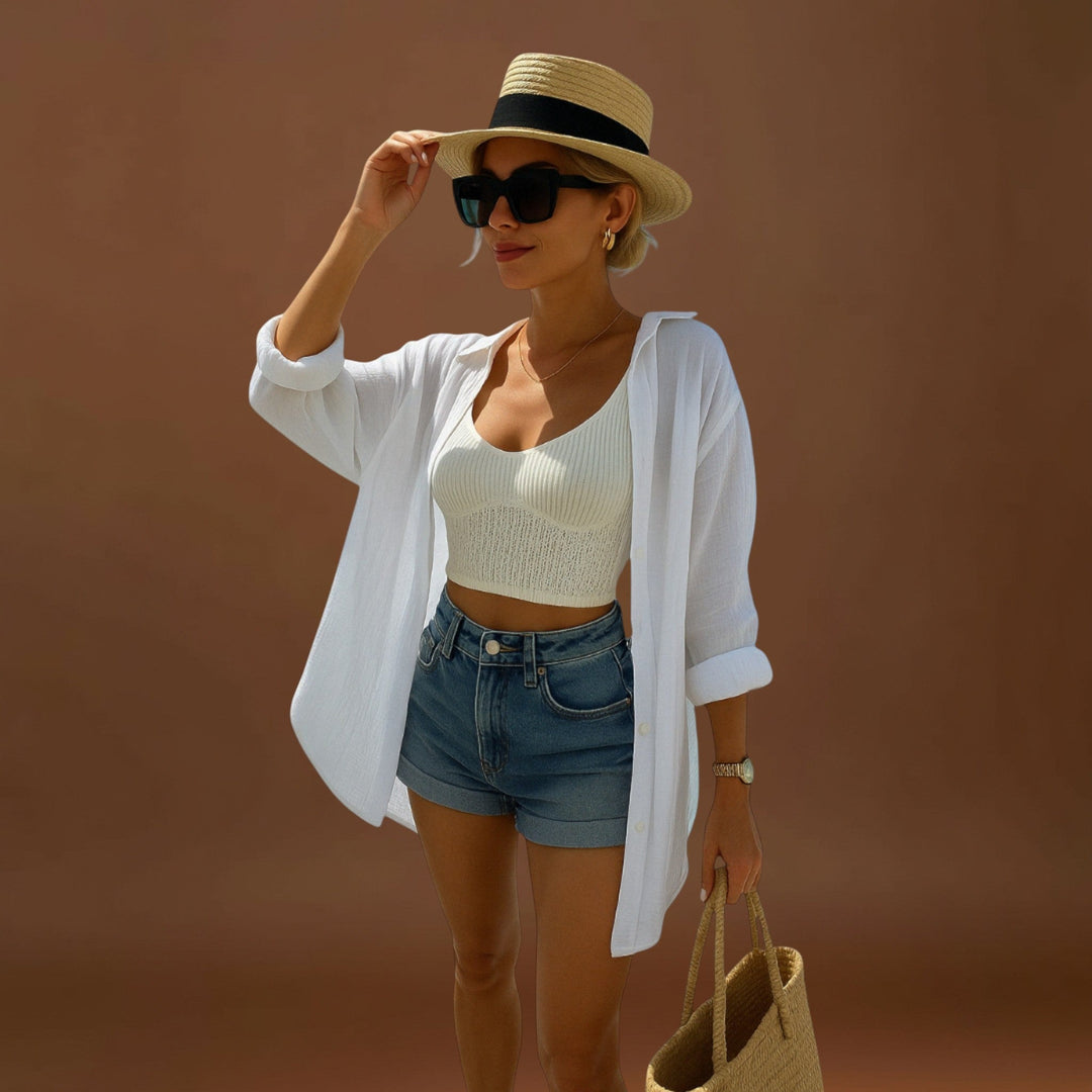 Tekla-Róza - Ibiza Stílusú Casual Ing