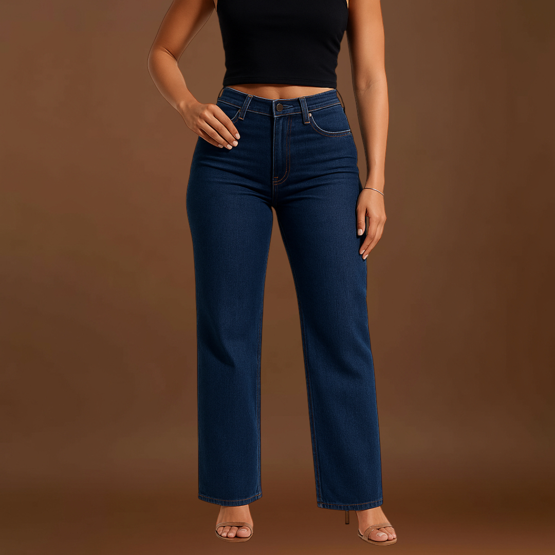 Abigél - Közepes derekú rugalmas farmernadrág