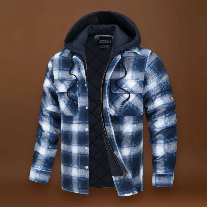 Kádár - Kockás Kabát Cipzárral