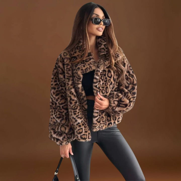 Malina - Leopárd Kabát