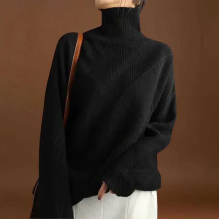 Baranka - Magas nyakú, kényelmes pulóver