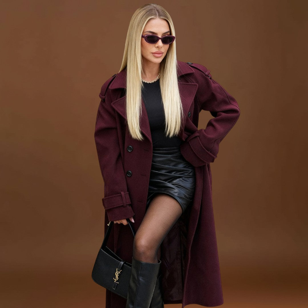 Júlia - Bordó Kabát