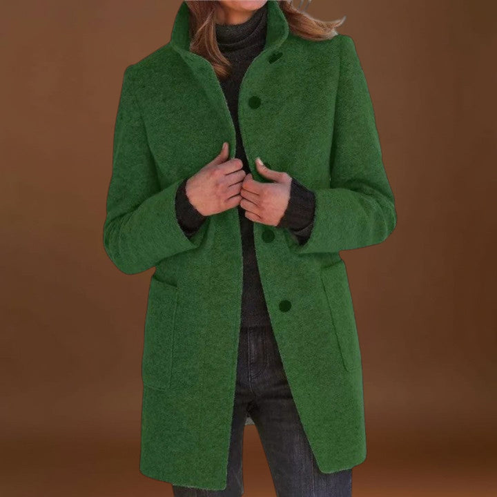 Kornélia  - Klasszikus gyapjúkeverék kabát