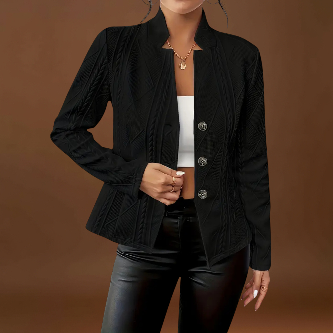 Lenka - Elegáns részletekkel rendelkező kabát