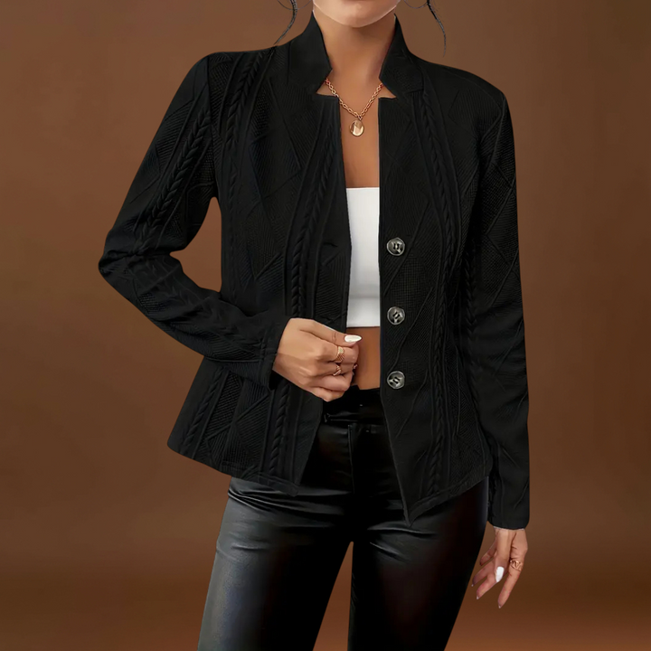 Lenka - Elegáns részletekkel rendelkező kabát