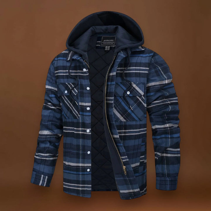 Kádár - Kockás Kabát Cipzárral