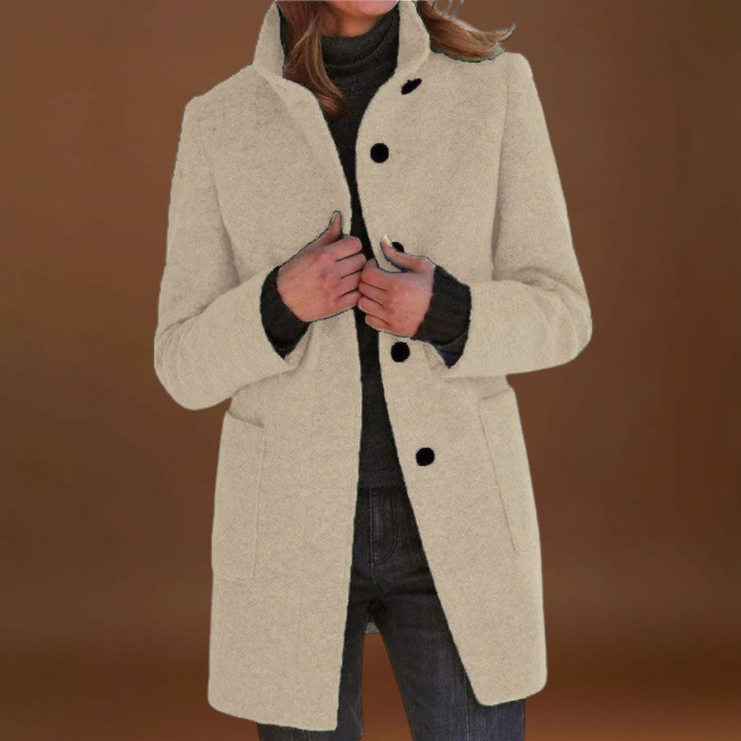 Kornélia  - Klasszikus gyapjúkeverék kabát