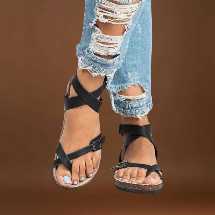 Hessa – Bőr Szandálok