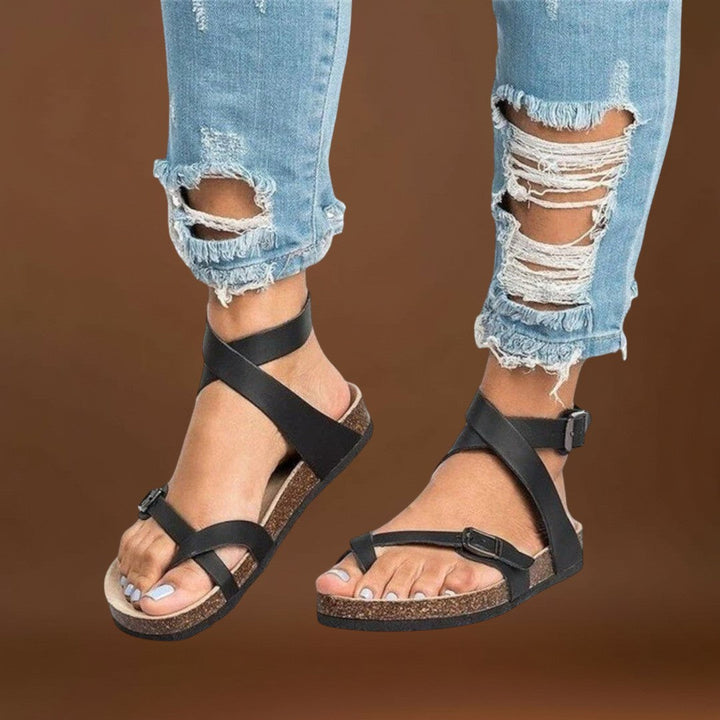 Hessa – Bőr Szandálok