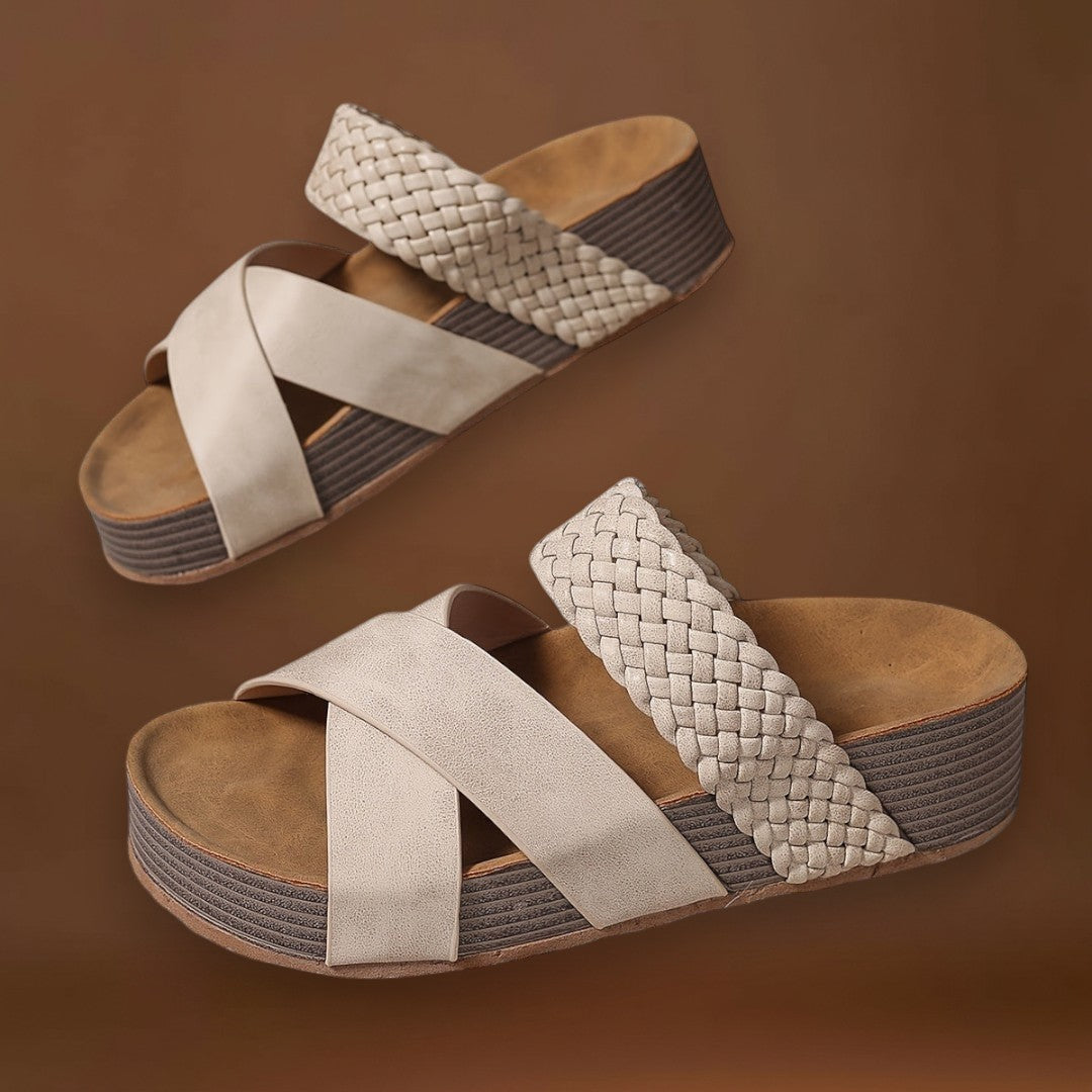 Jadviga-Róza - Bőr ortopéd szandál