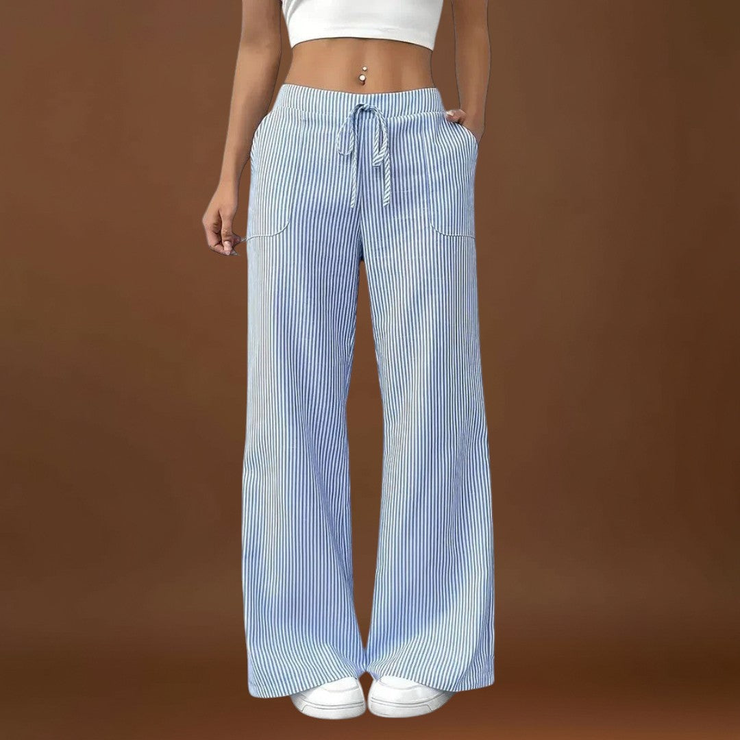 Emina - Elegáns részletekkel rendelkező kényelmes, bő nadrág