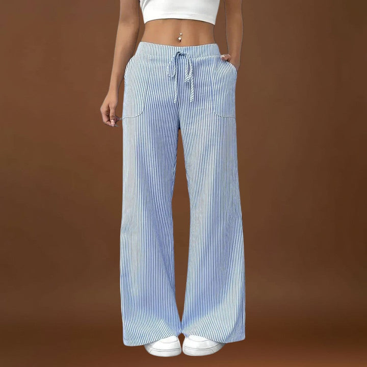 Emina - Elegáns részletekkel rendelkező kényelmes, bő nadrág