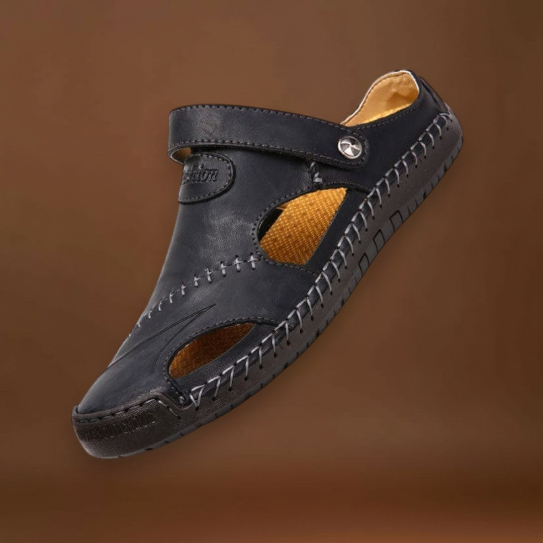 Dóka - Férfi bőr szandál