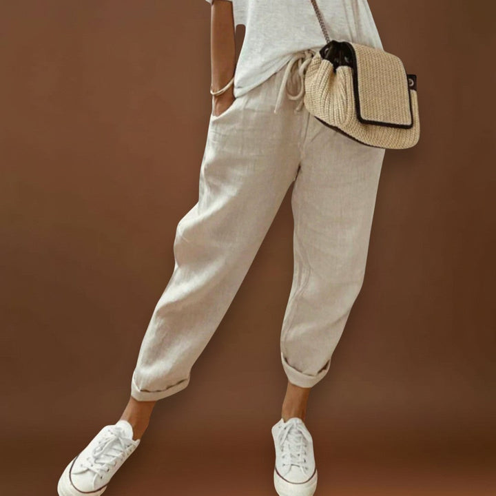 Alona - Elegáns és laza VászonNadrág