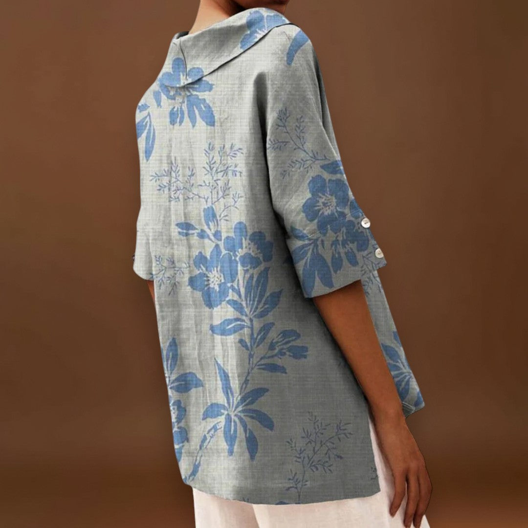 Izabellka - Elegáns Vászon Top