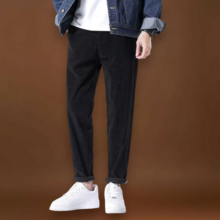 Elvin - Fekete bársony nadrág