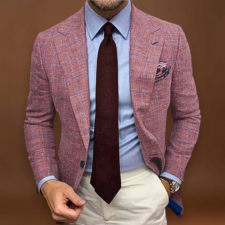 Enrik - Szövetek keveréke, Slim Fit, elöl záródó és könnyű mozgás