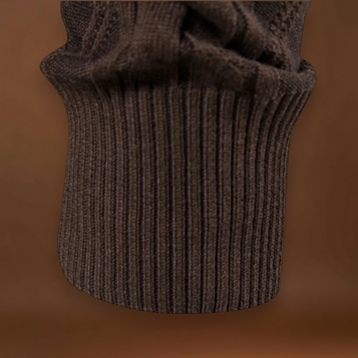 Mihály - Kárómintás kardigán Argyle Mistura Suave Kényelmes