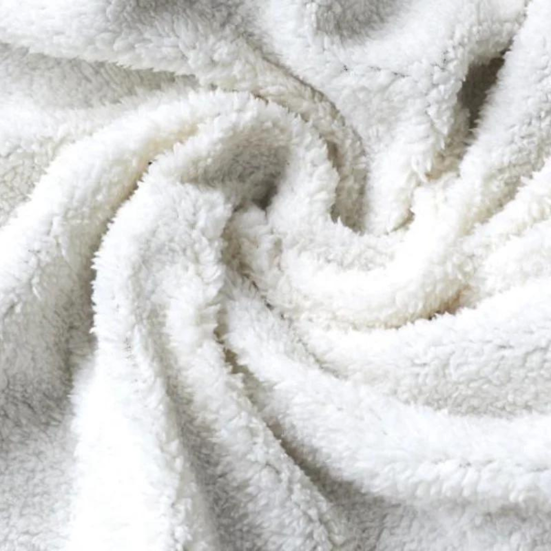 Etele - Kényelmes Fleece Cardigan Sálgallérral