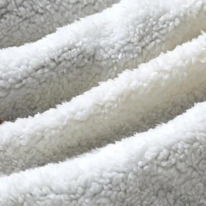 Etele - Kényelmes Fleece Cardigan Sálgallérral