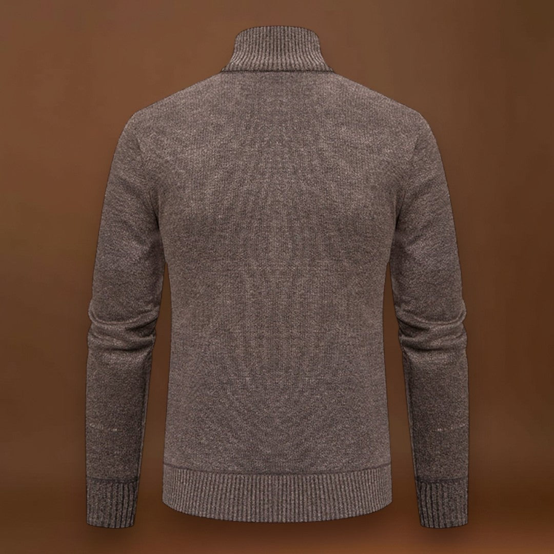 Hugó - Hosszú Kardigán Elülső Cipzárral