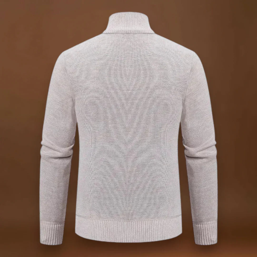 Hugó - Hosszú Kardigán Elülső Cipzárral