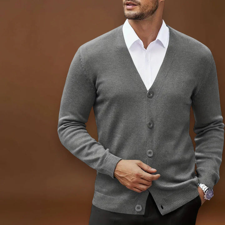 Vilmos - Nyitott Elülső Kardigán Poliészter Keverék