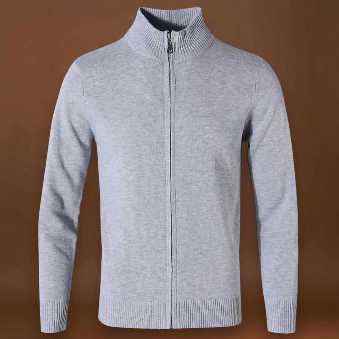 Miklós - Kardigán Canelada Zipper